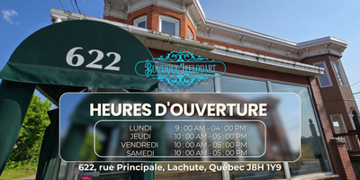 Bienvenue à notre Boutique à Lachute !