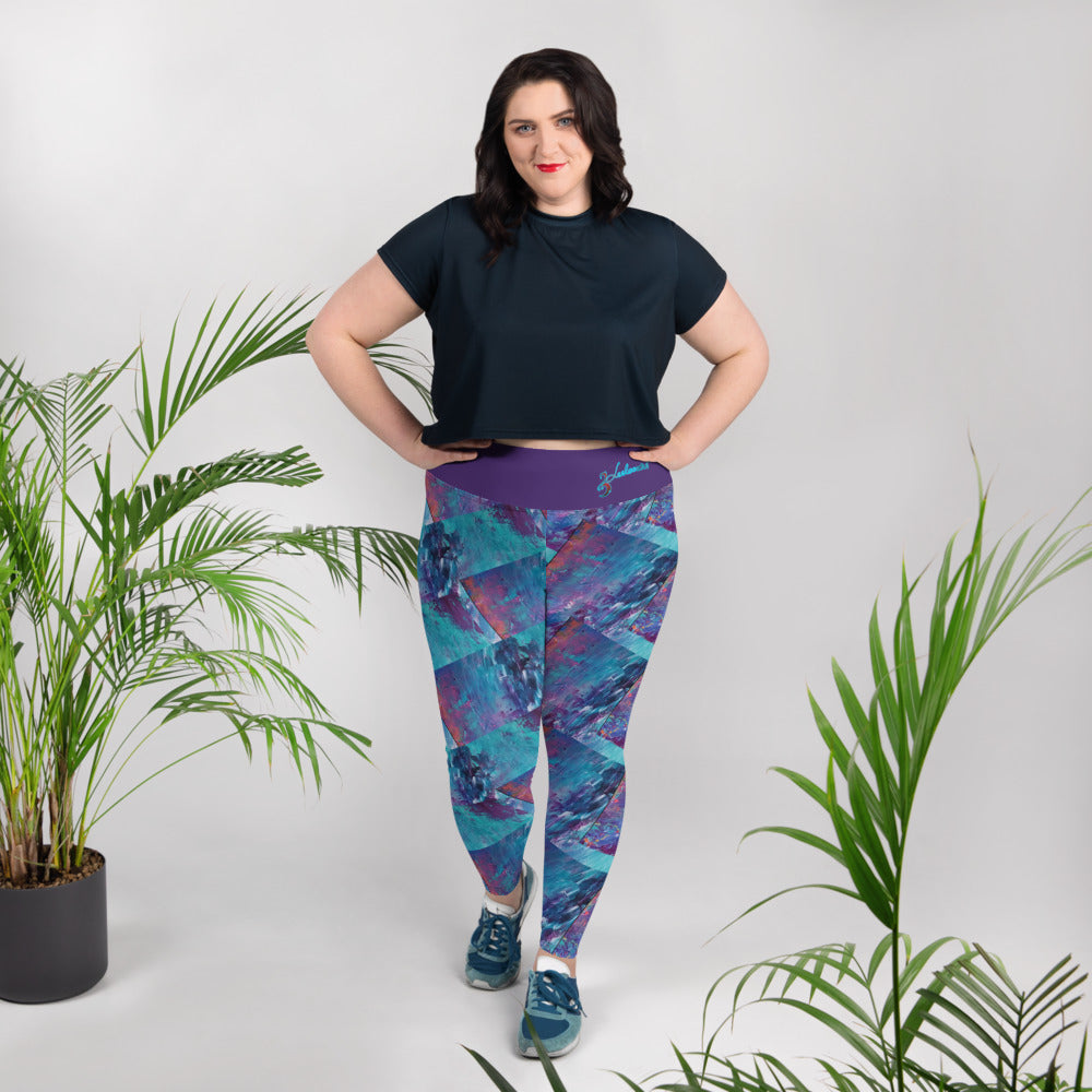 Legging Grande Taille Motif Succès – Boutique Leelooart